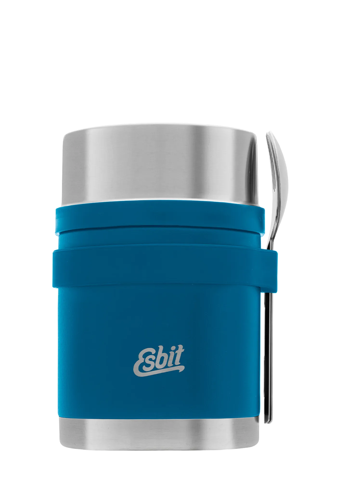 Tacâmuri de voiaj Esbit Cutlery Set Incl. Silicone Band S - polar blue