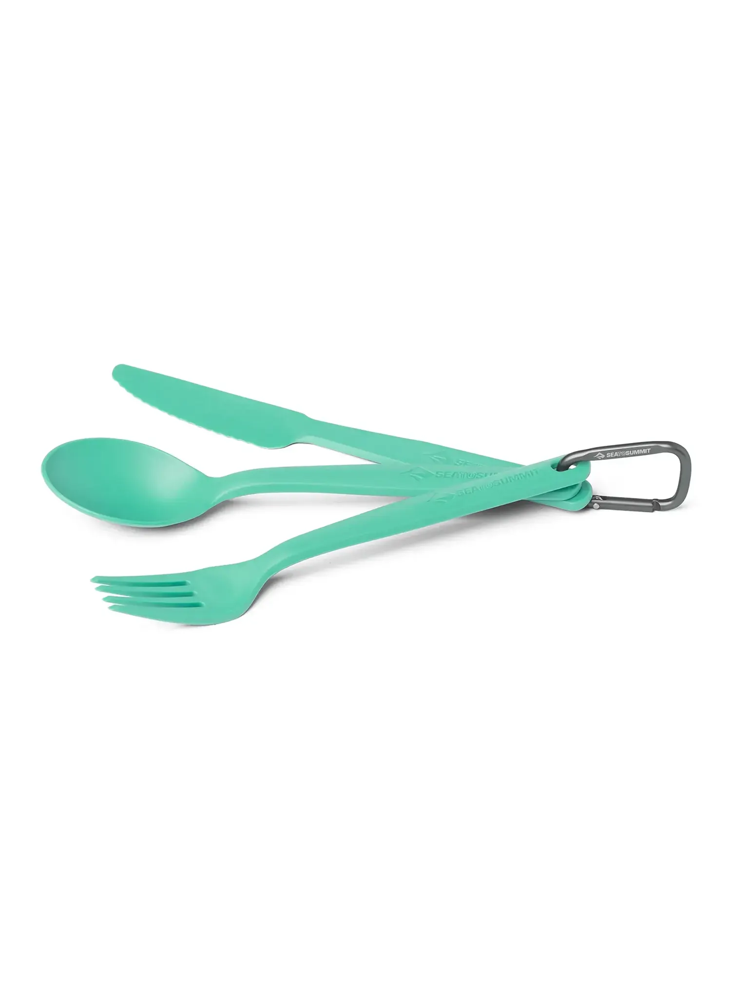 Tacâmuri de voiaj Sea to Summit Camp Cutlery Set - cabbage