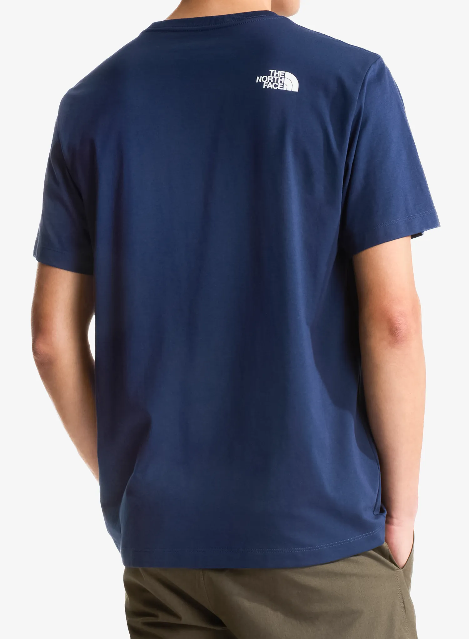 Tricou bumbac The North Face Evolution Half Dome Regular SS - navy/white