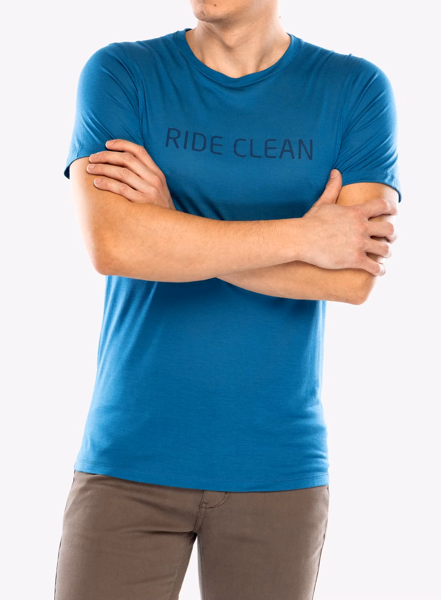 T-shirt Houdini Tree Message Tee - out of the blue