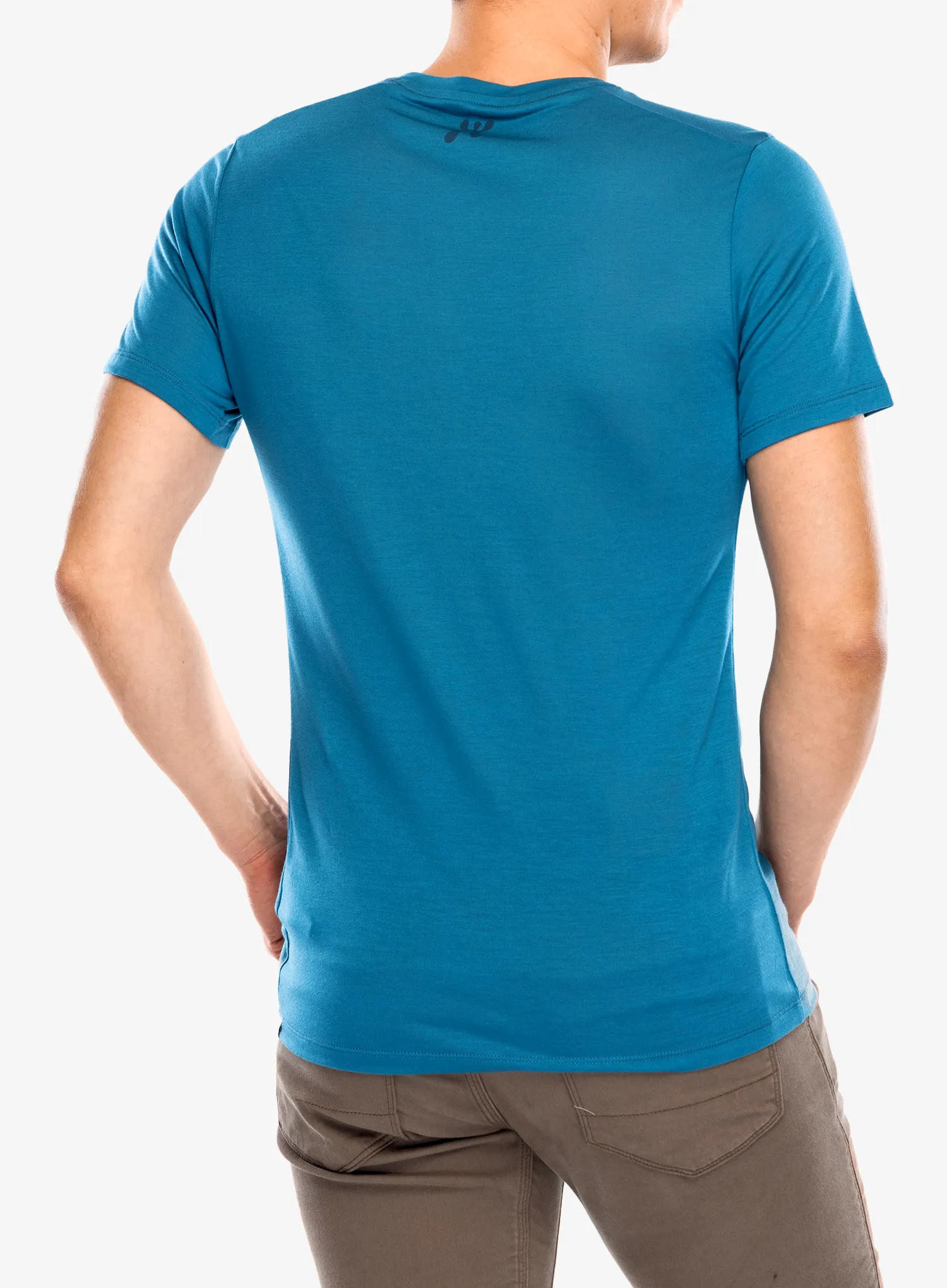 T-shirt Houdini Tree Message Tee - out of the blue
