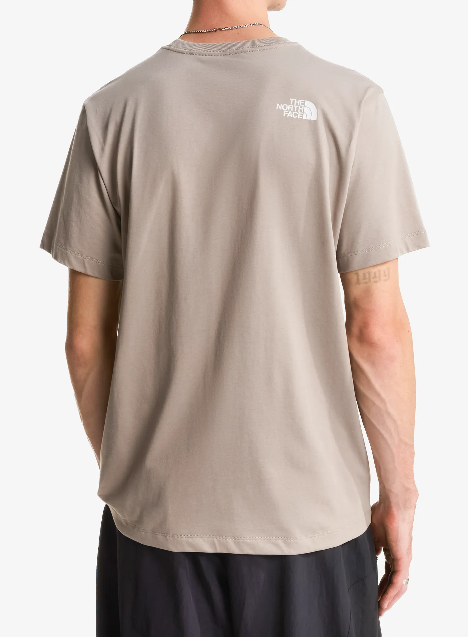 Tricou cu imprimeu The North Face Evolution Half Dome Regular SS - stone slab