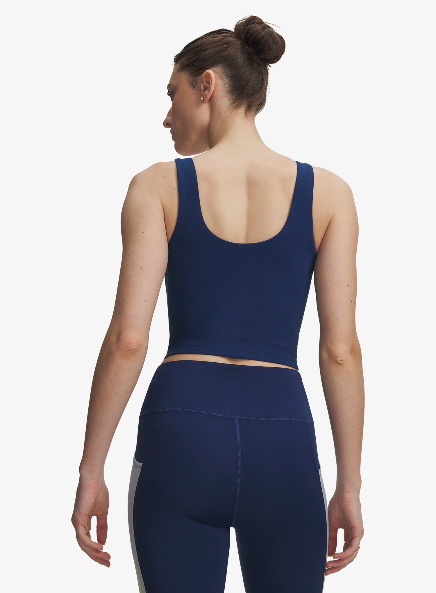 Tank top femei Under Armour Motion Tank - blackout navy/white