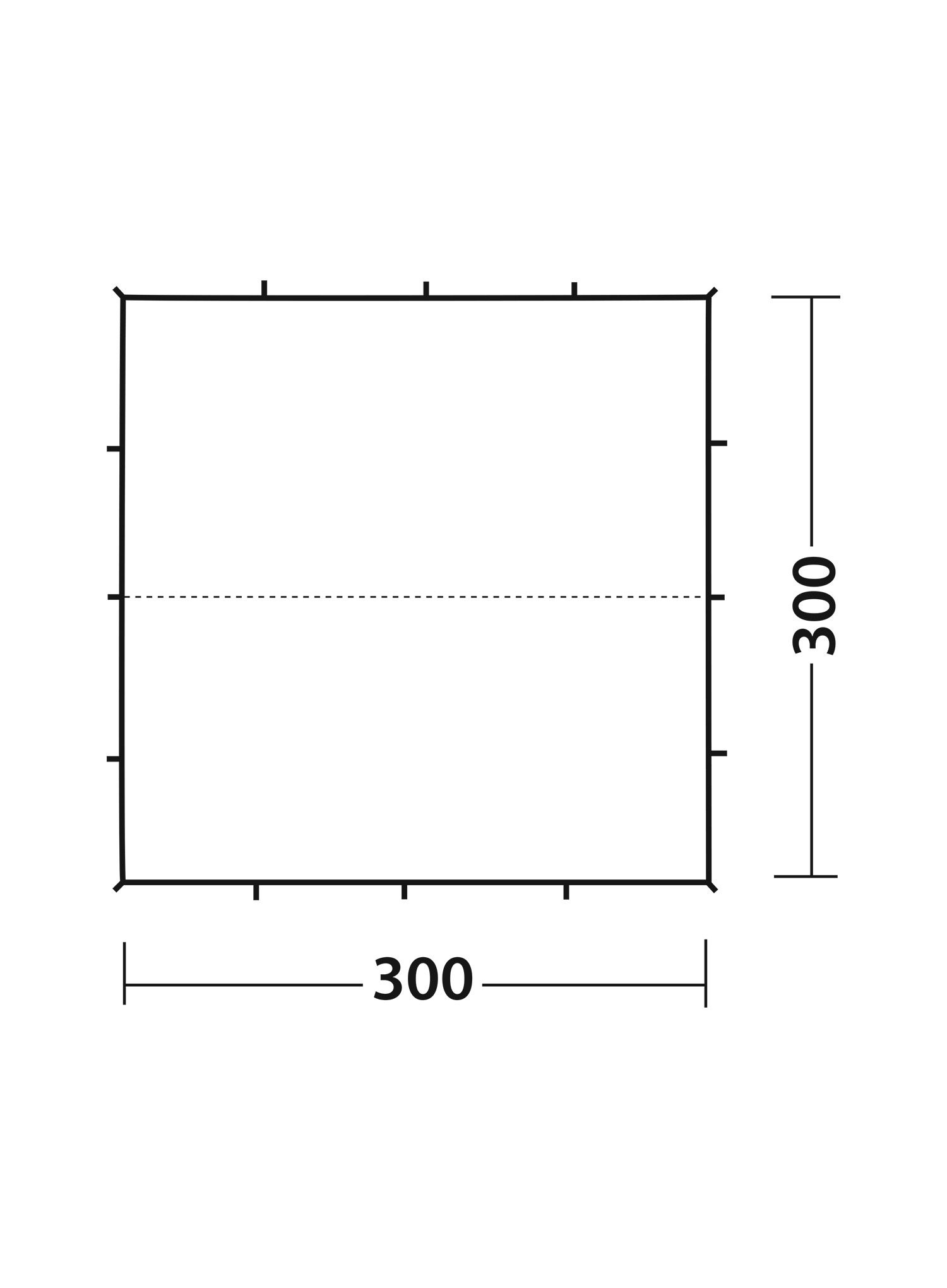 Prelată Robens 3 x 3 m - blue
