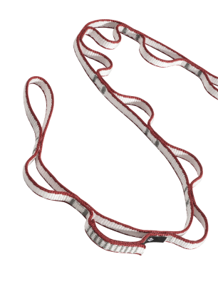 Bandă Black Diamond 12 mm Dynex Daisy Chain 140 cm - red