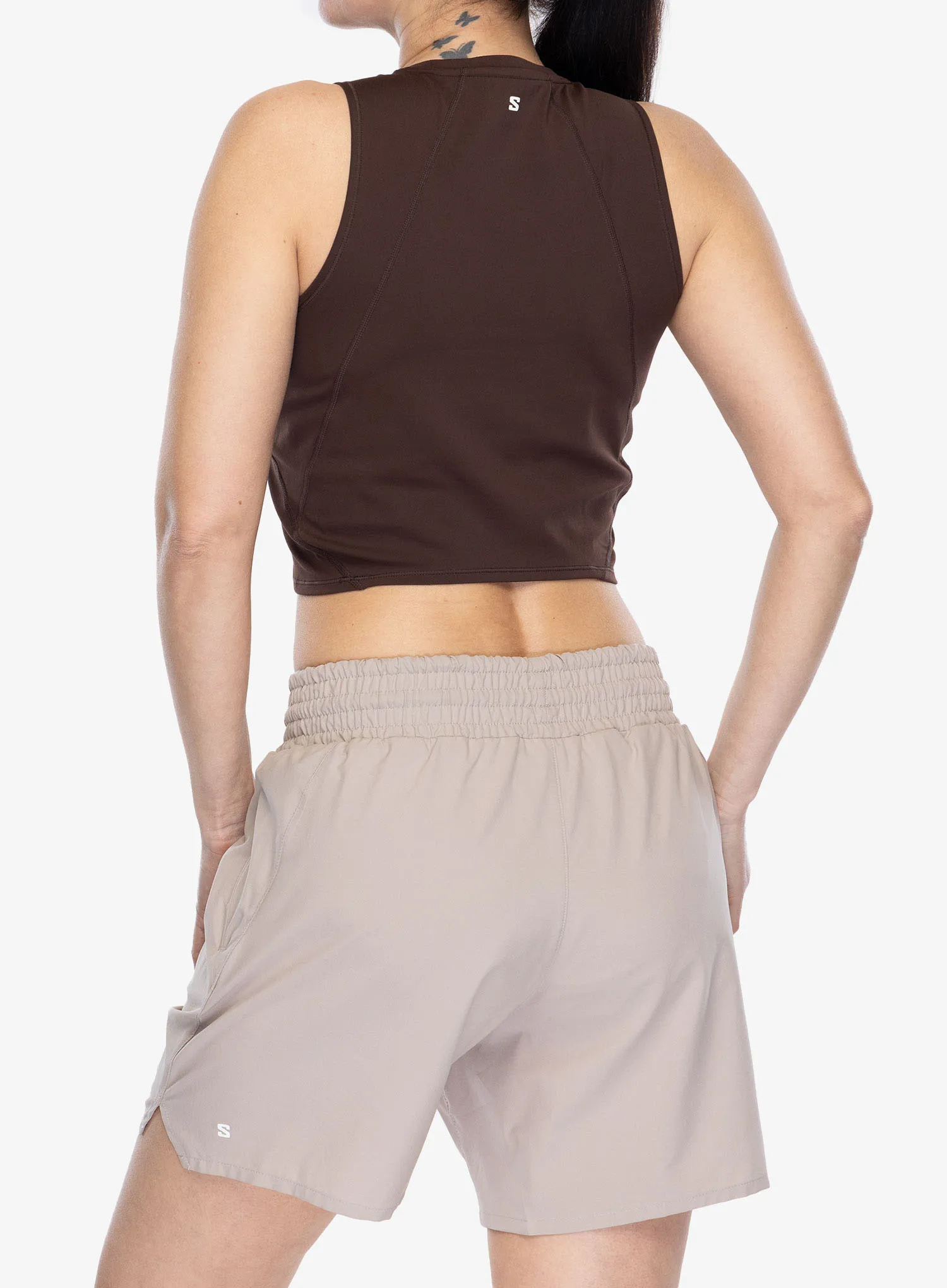Top femei Salomon Shakeout BliSS Tanklette - coffee