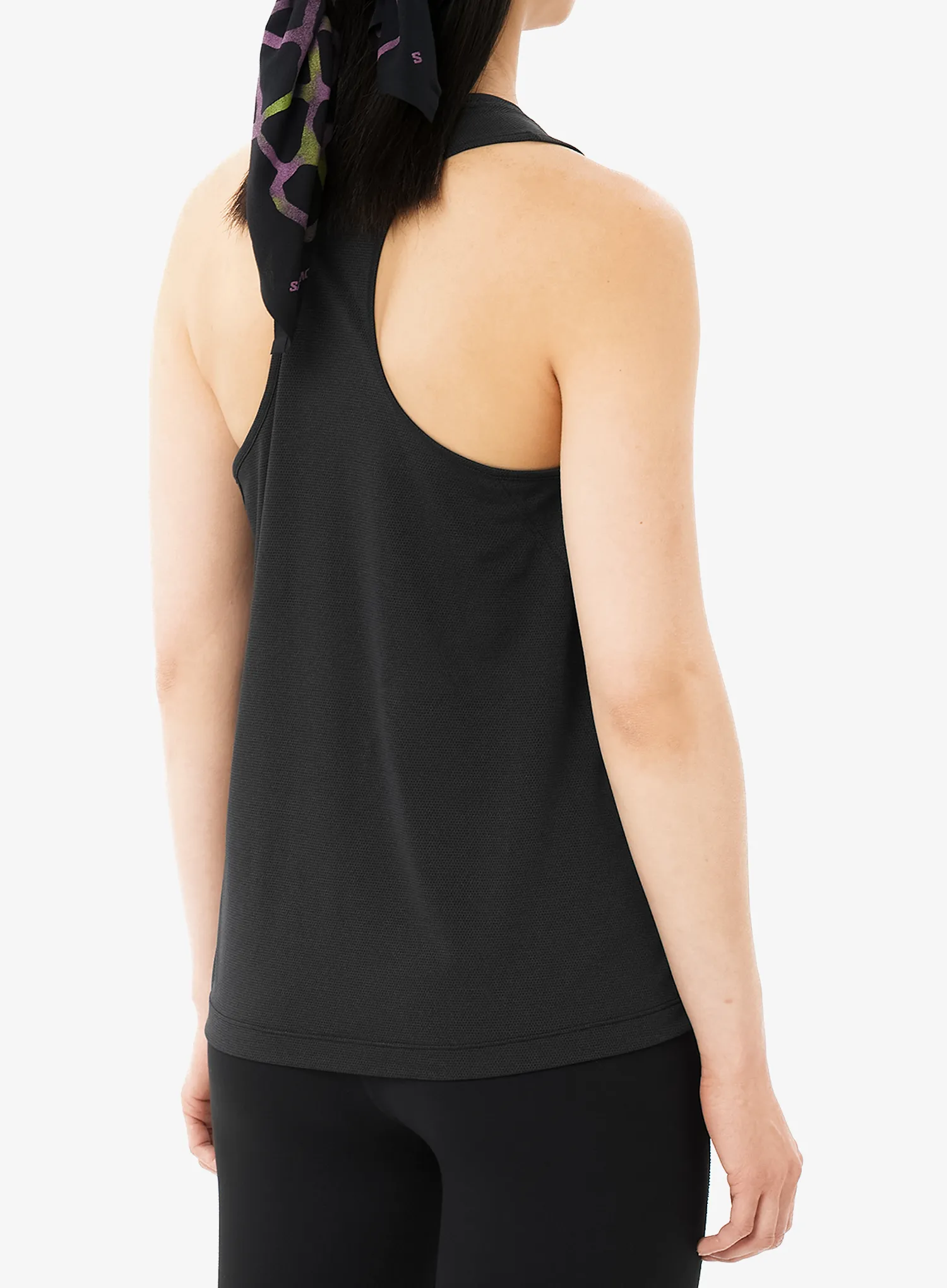 Top femei Salomon Shkout Core Tank GFX - deep black