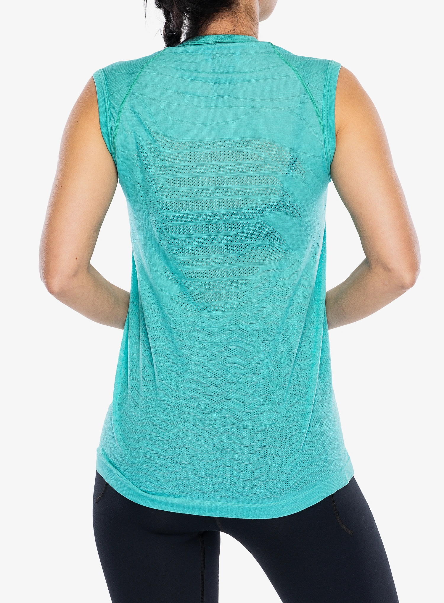 Top femei UYN OW Aerocross Self Layer Sleeveless Regular - water garden