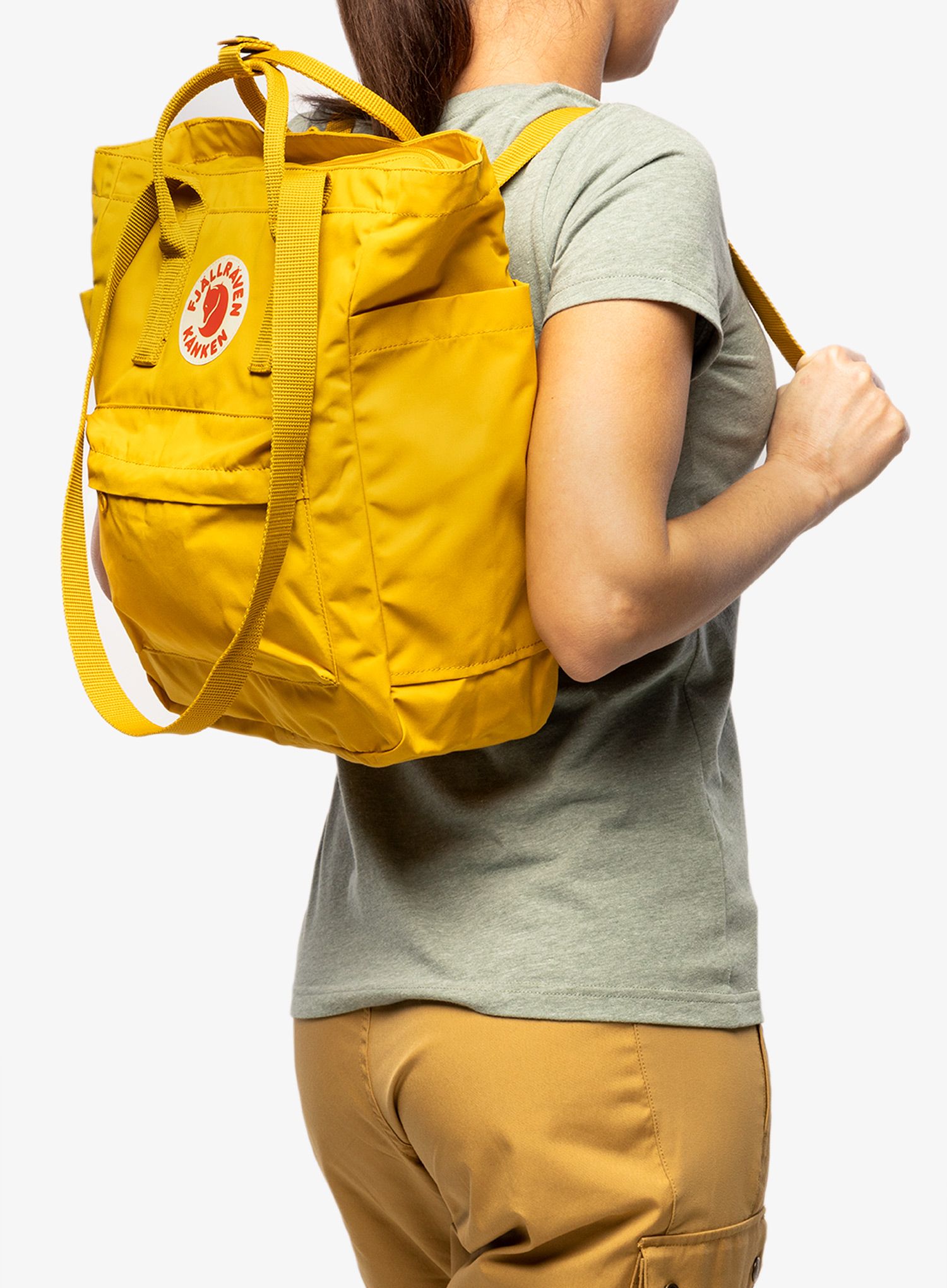 Geantă de oras Fjallraven Kanken Totepack - ochre