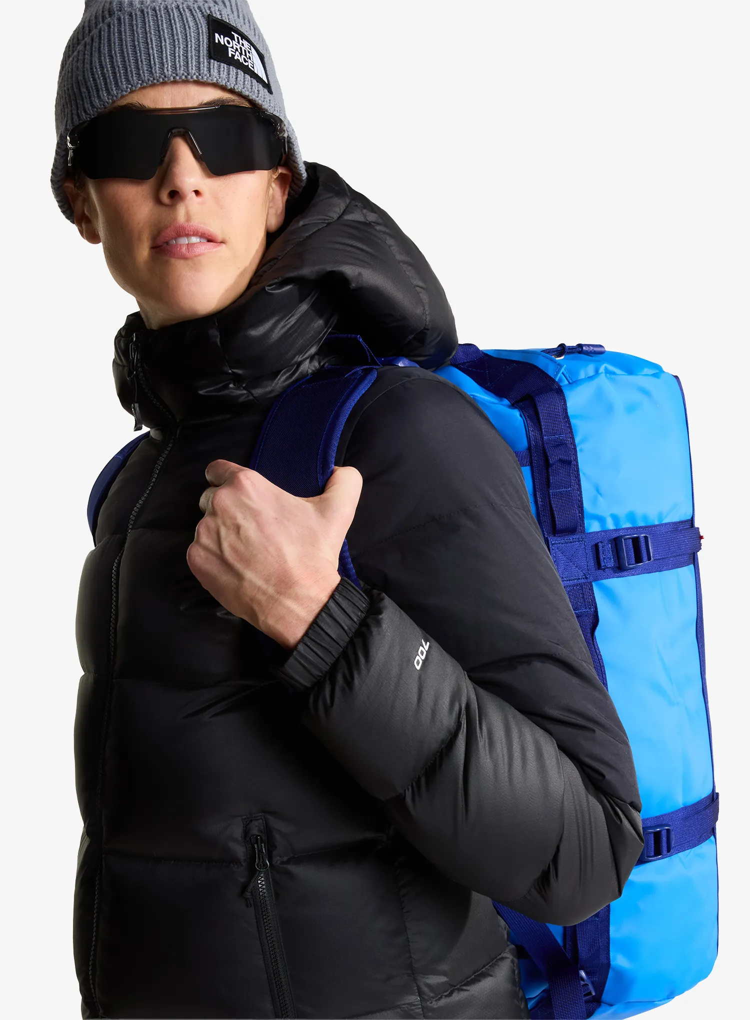 Geantș de umăr The North Face Base Camp Duffel S - active blue/bold blue