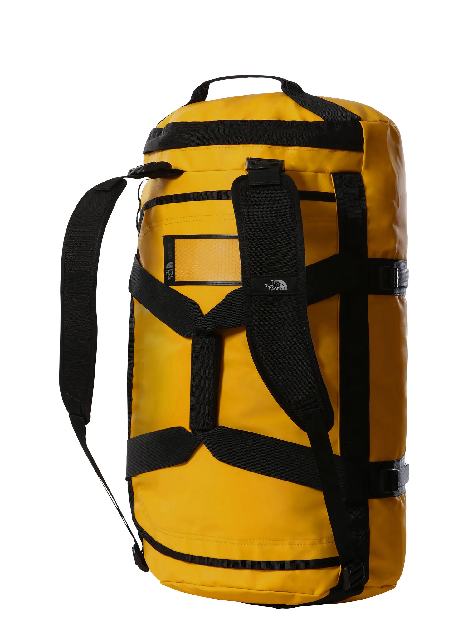 Geanta voiaj The North Face Base Camp Duffel M - summit gold/tnf black