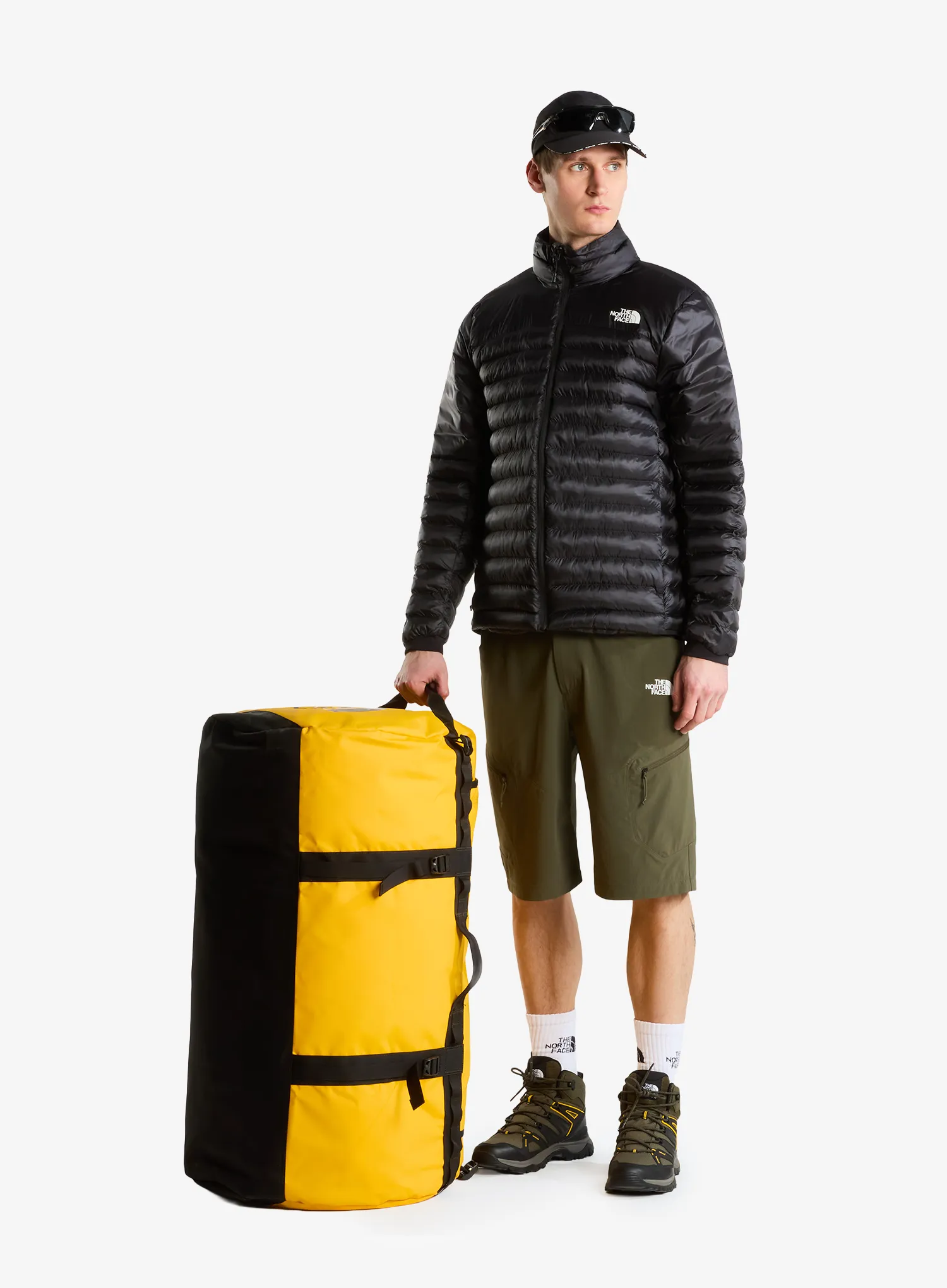 Geanta voiaj The North Face Base Camp Duffel XXL - summit gold/tnf black