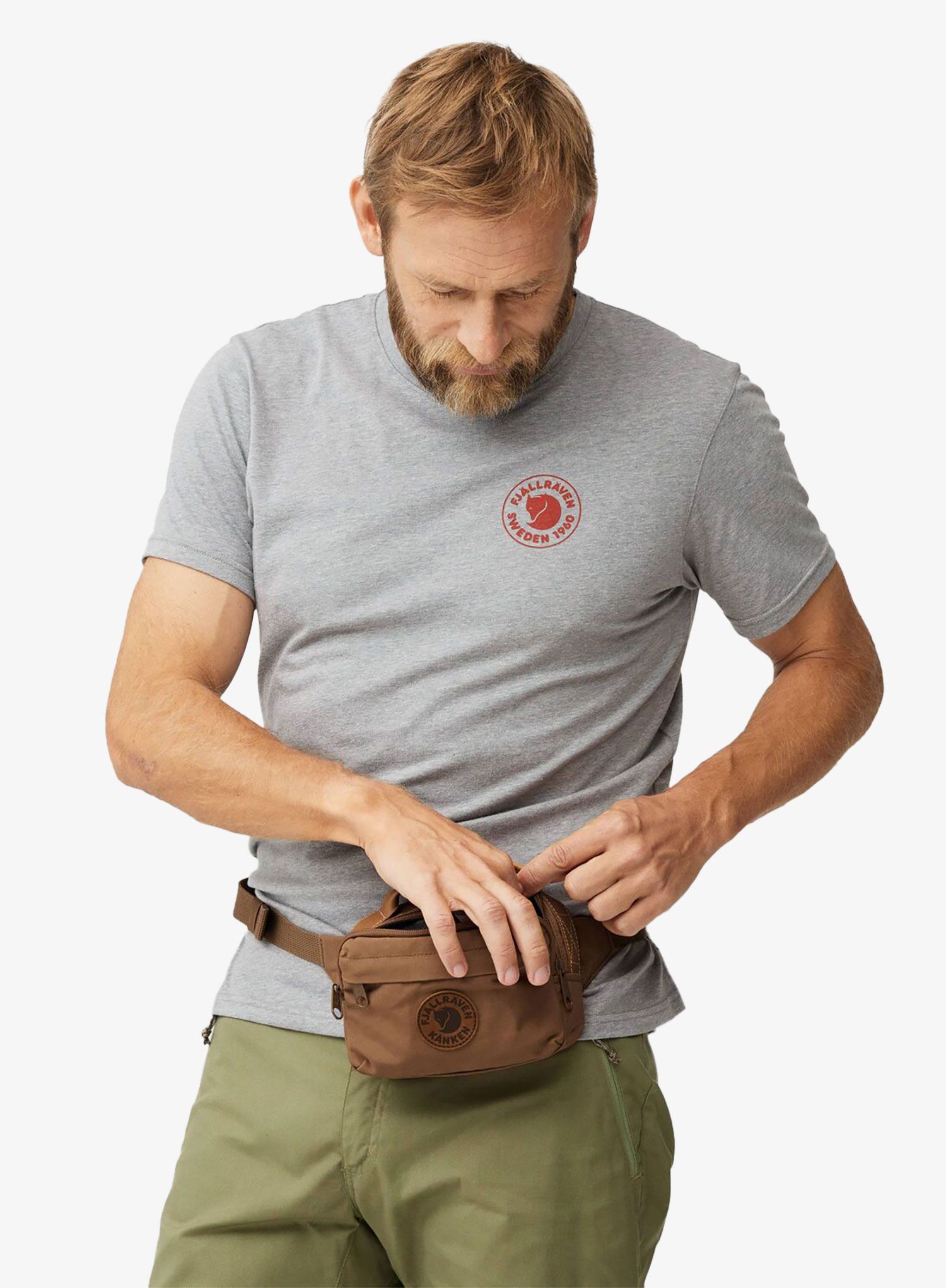 Borsetă de sold Fjallraven Kanken No 2 Hip Pack - hazel brown