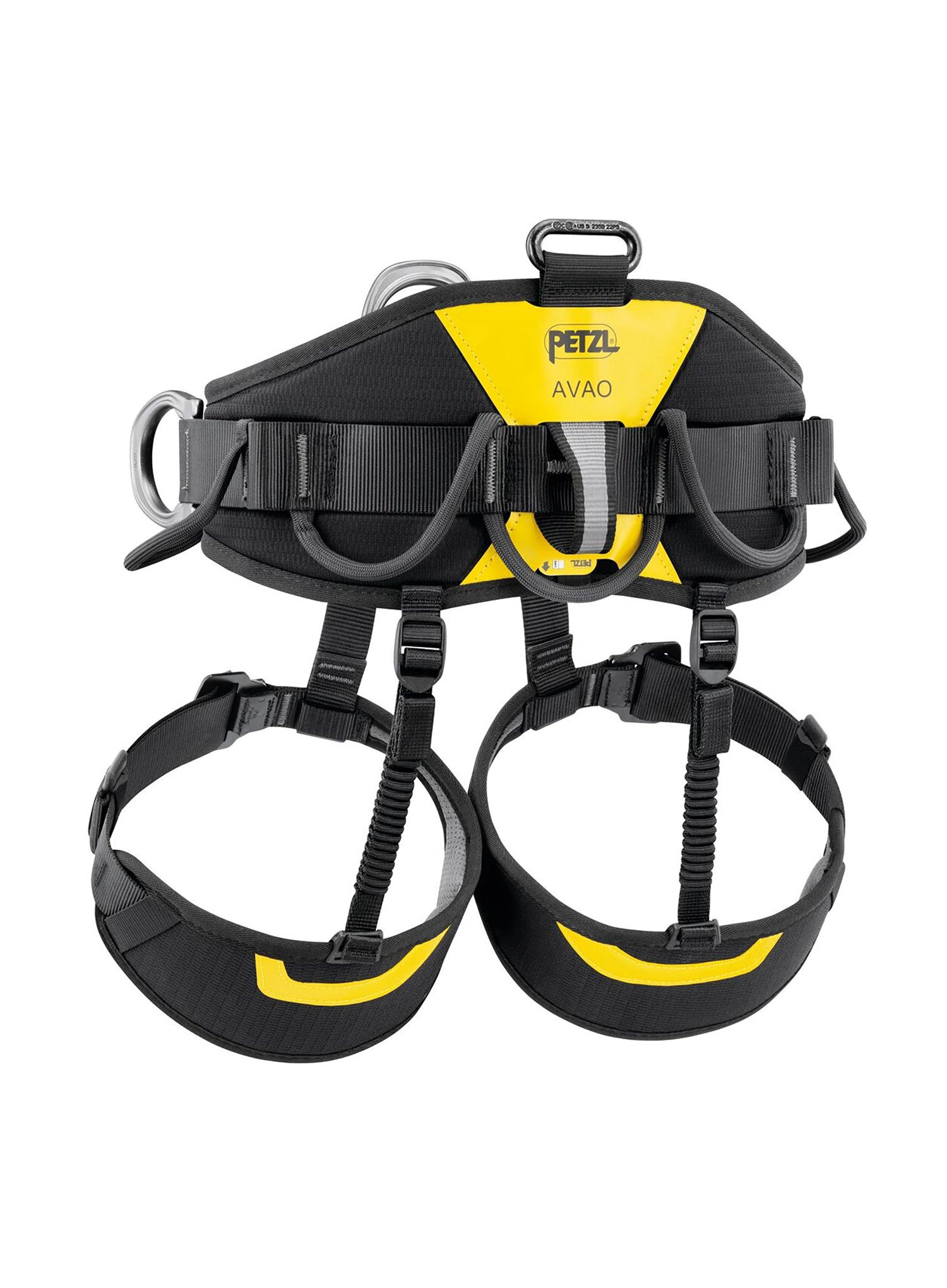 Ham alpinism utilitar Petzl Avao Sit - yellow/black