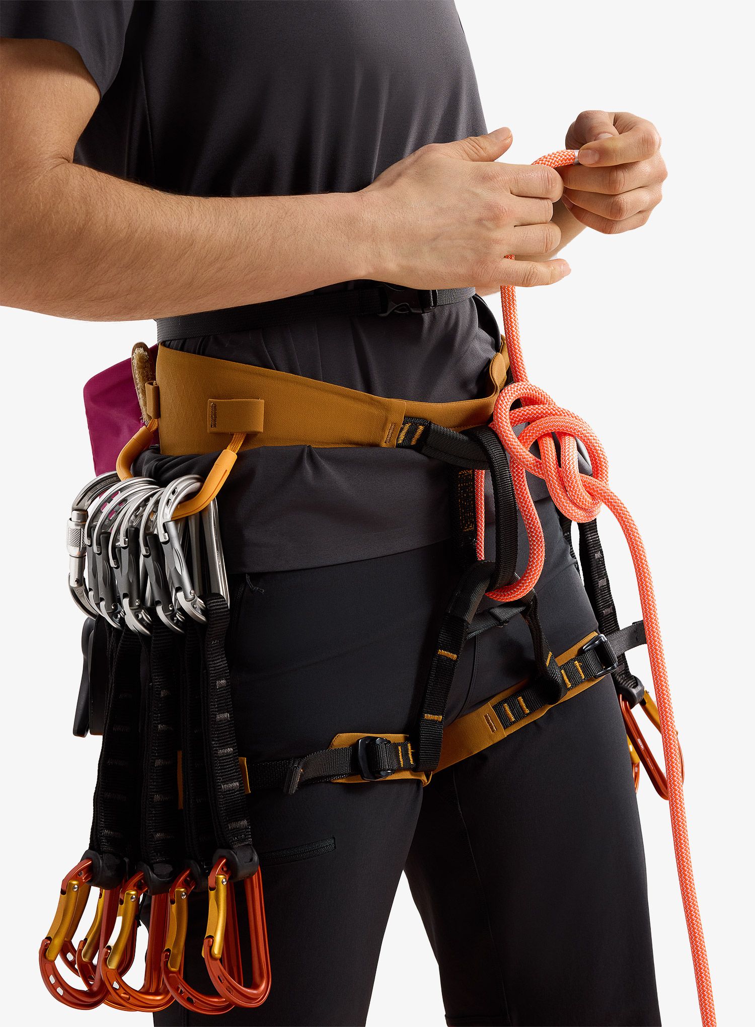 Ham de alpinism pentru femei Arcteryx AR-385a Harness - yukon/amaranthus/edziza