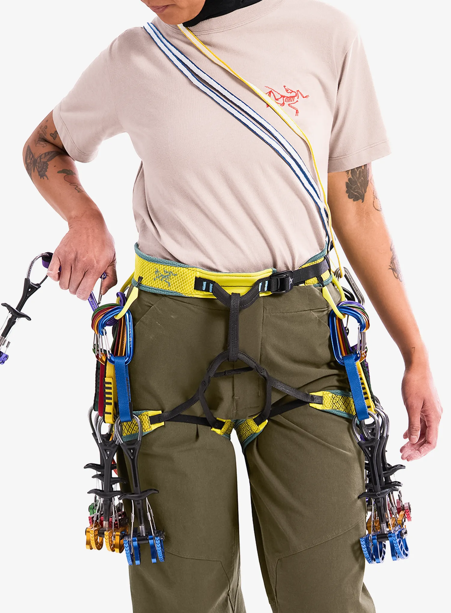Ham de alpinism pentru femei Arcteryx Skaha Harness  - lampyre/boxcar