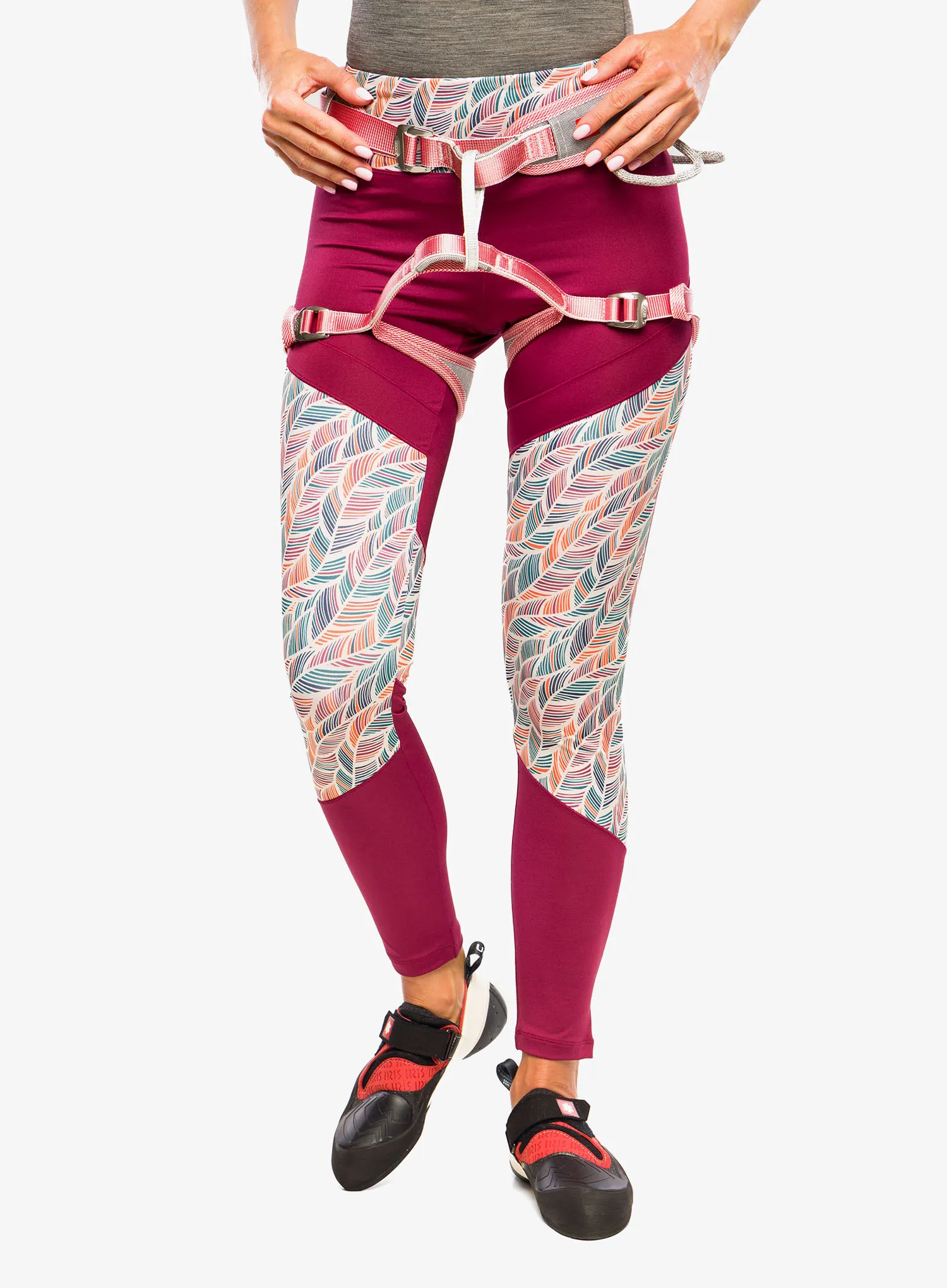 Ham de alpinism pentru femei Ocun Twist Tech Eco Lady - grey/red