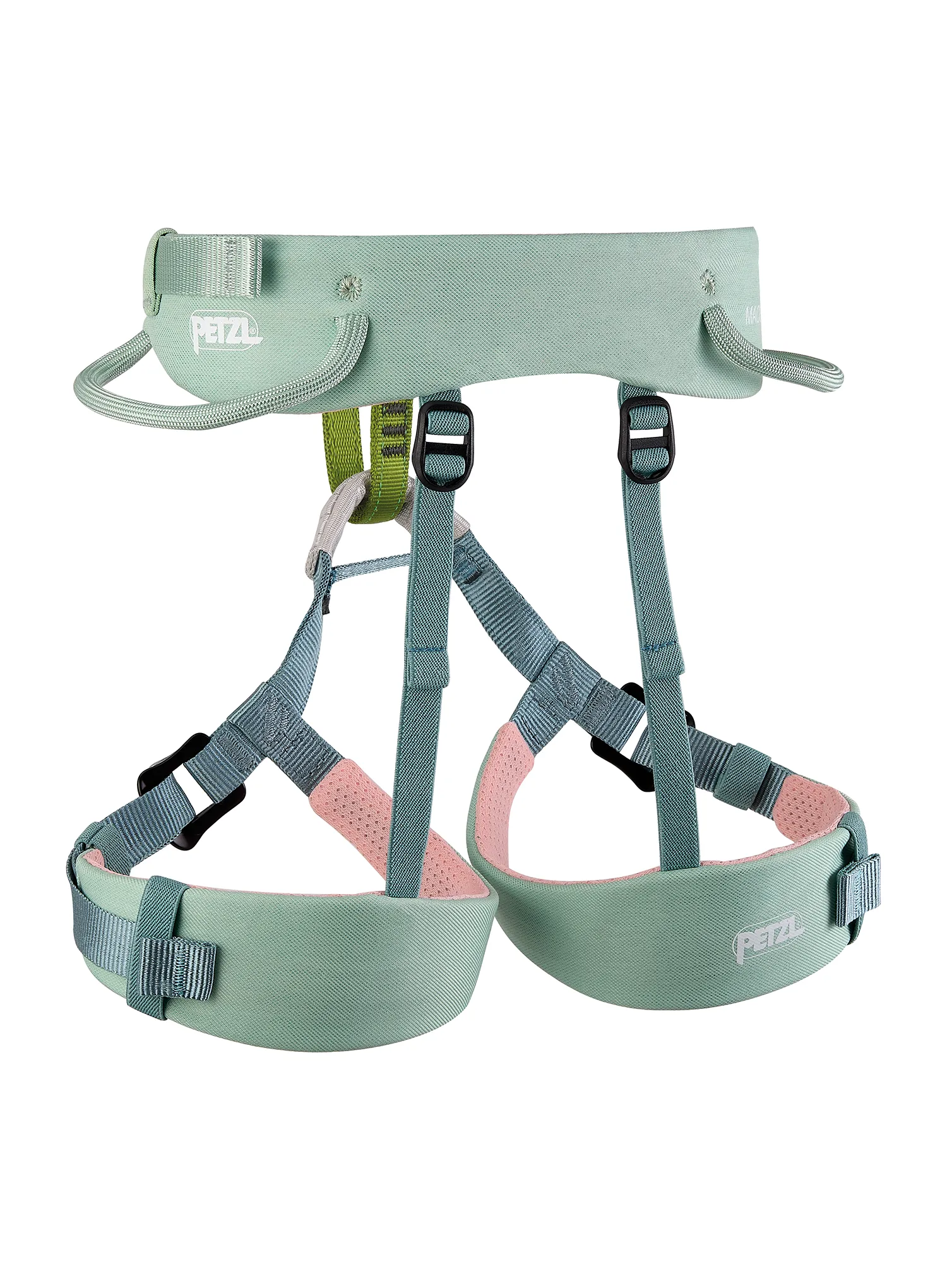 Ham de alpinism pentru copii Petzl Macchu - green