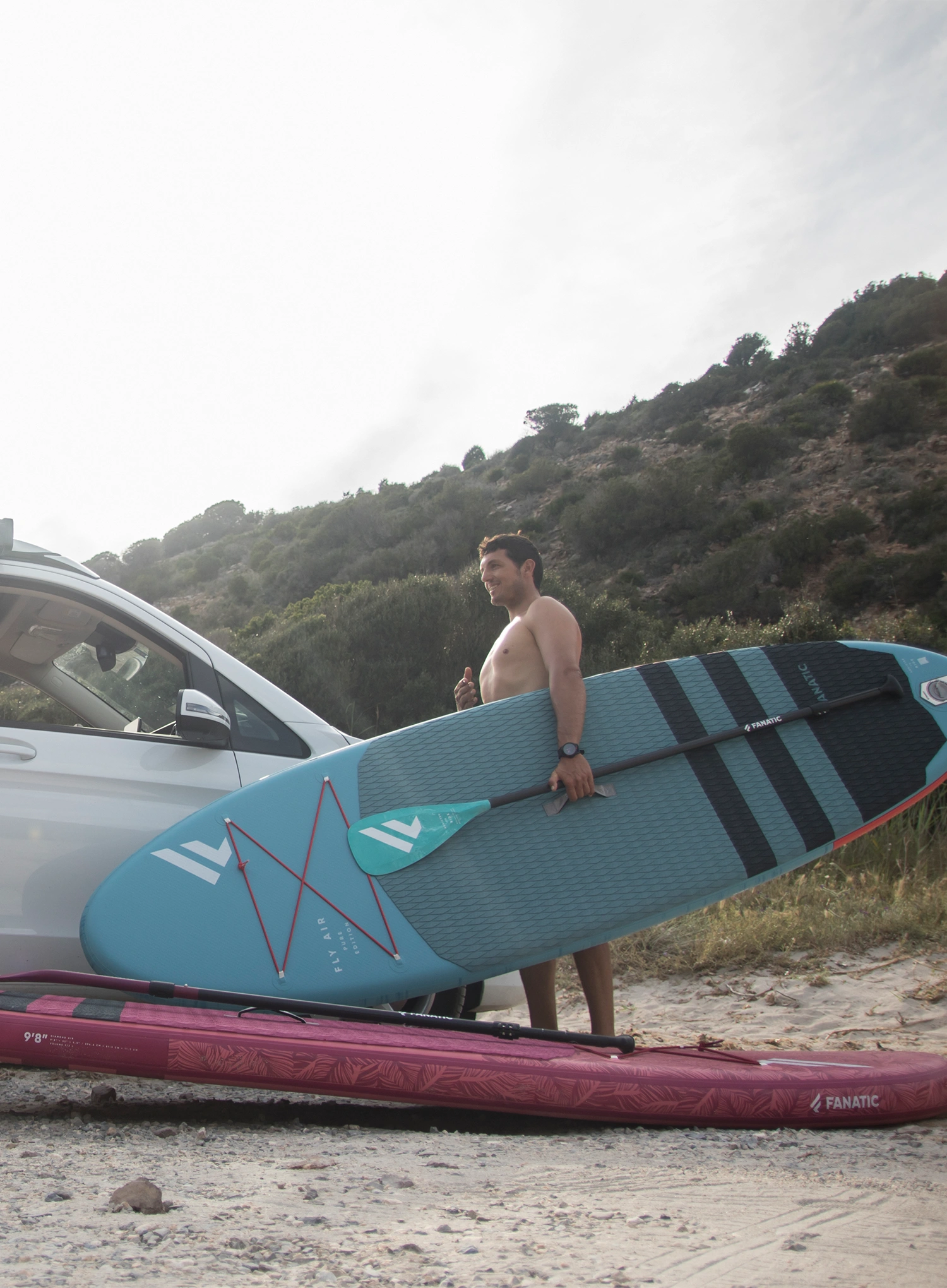 SUP paddle Fanatic Carbon 25 Adjust