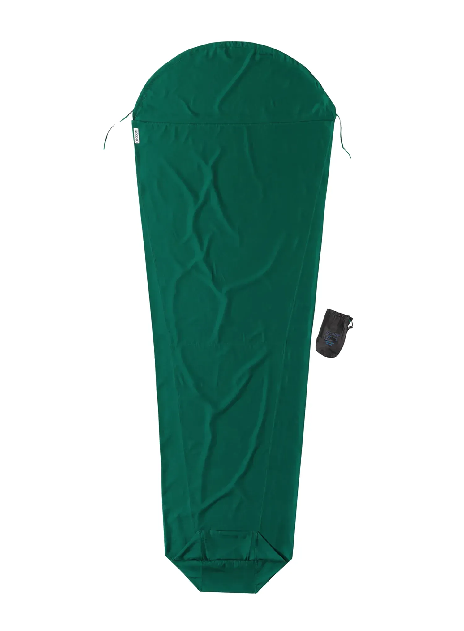Inserție pentru sacul de dormit Cocoon MummyLiner - Microfiber - moss green