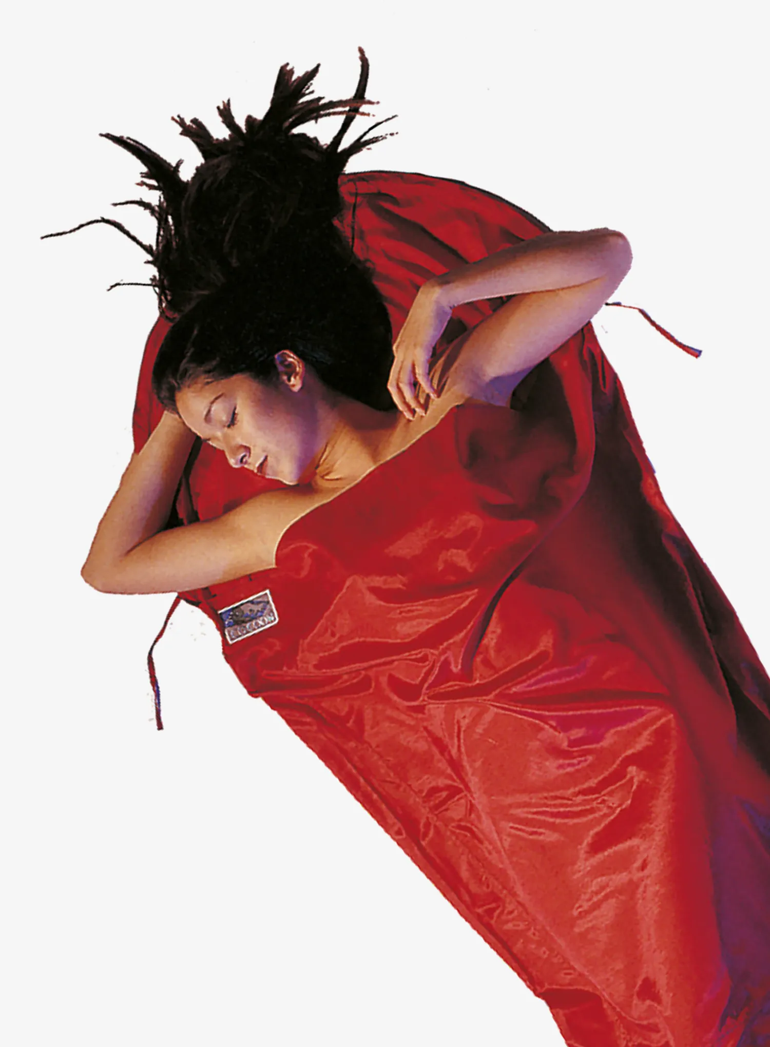 Inserție pentru sacul de dormit Cocoon MummyLiner - Silk/Cotton - monks red