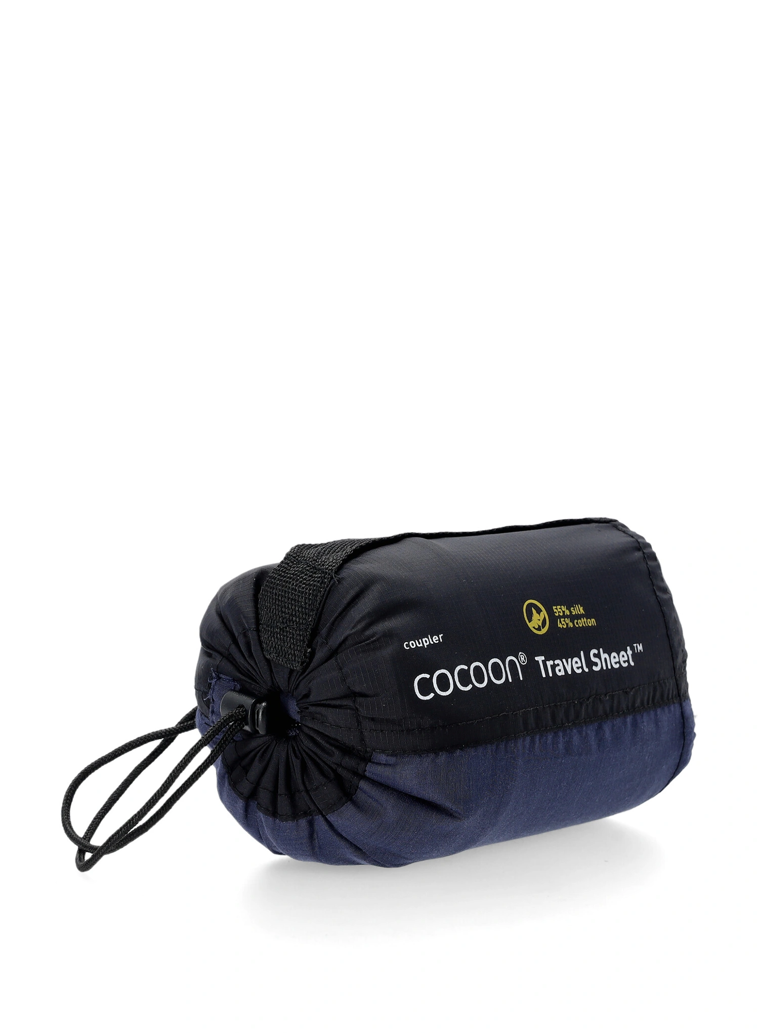 Inserție pentru sacul de dormit Cocoon TravelSheet Coupler - Silk/Cotton - tuareg