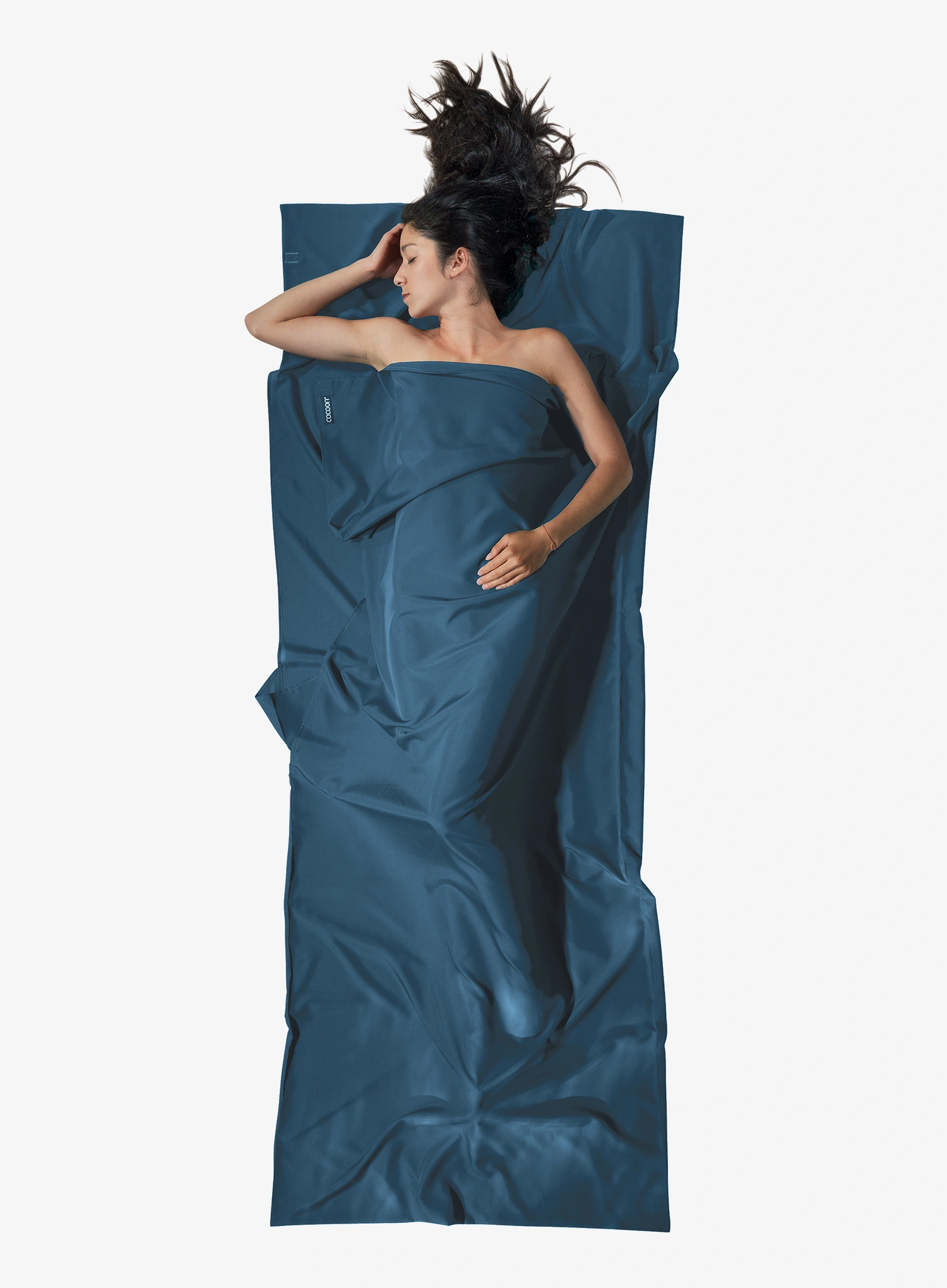 Inserție pentru sacul de dormit Cocoon TravelSheet - Lyocell - mystic blue