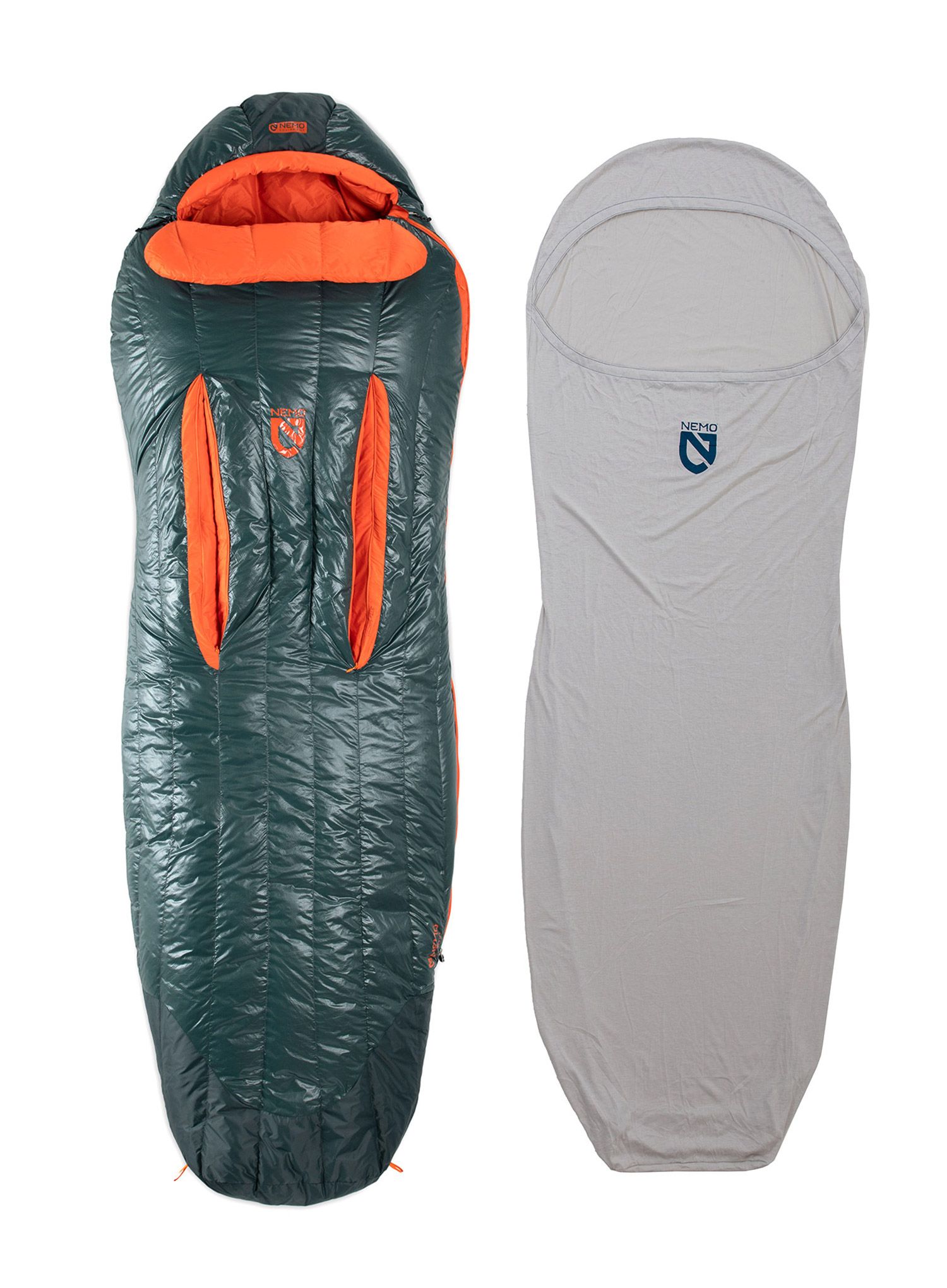 Inserție pentru sacul de dormit Nemo Tracer Blaze Reg - vapor/abyss