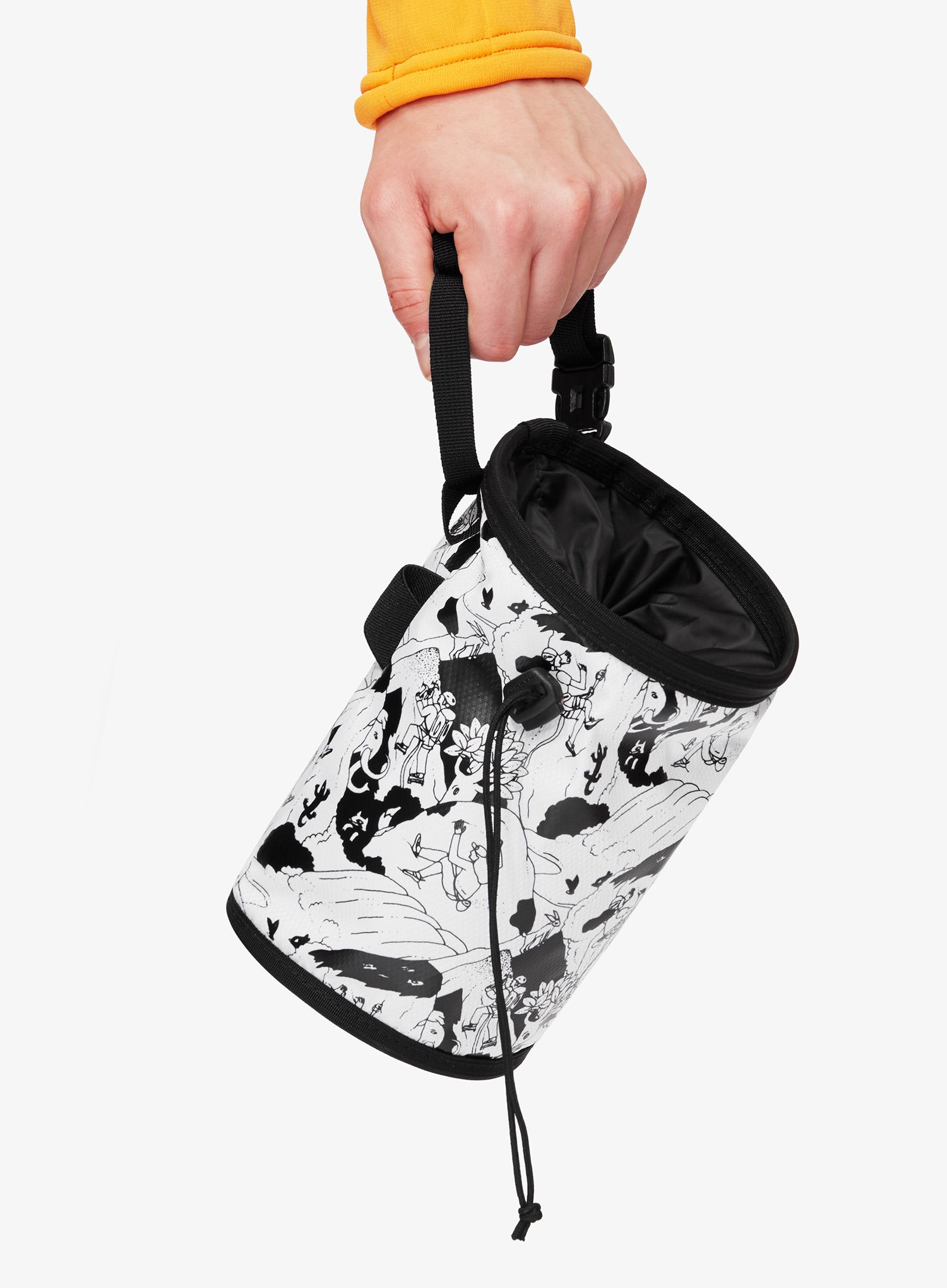 Sac magneziu Mammut Gym Print Chalk Bag  - climbing scene