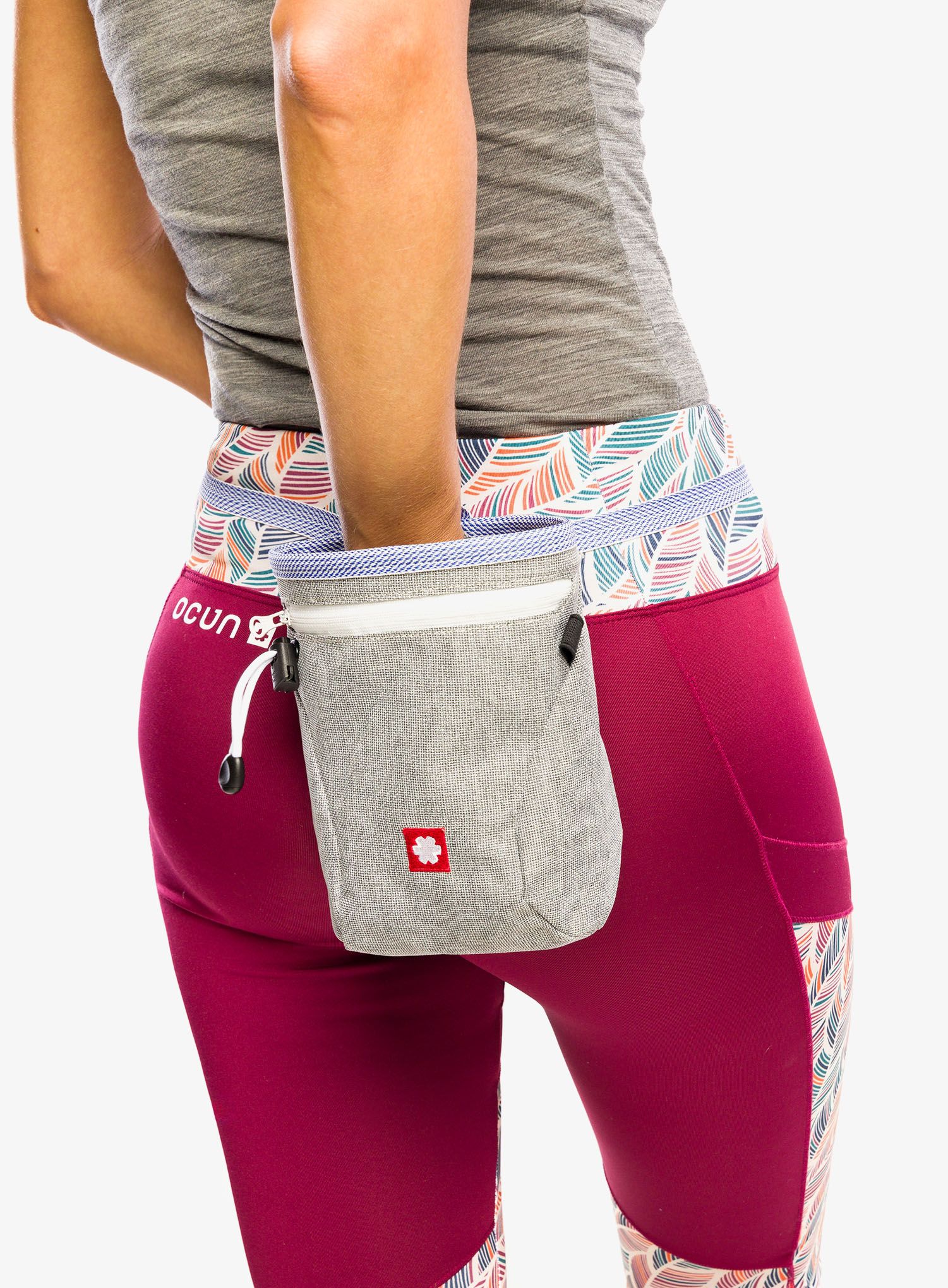 Sac magneziu Ocun Dusty Eco + Belt - grey/blue