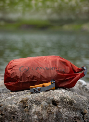 Geanta impermeabila Lifeventure Ultralight Dry Bag 5 l - rust