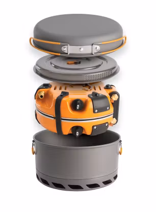 Set de gătit Jetboil Genesis Basecamp Cooking System - carbon