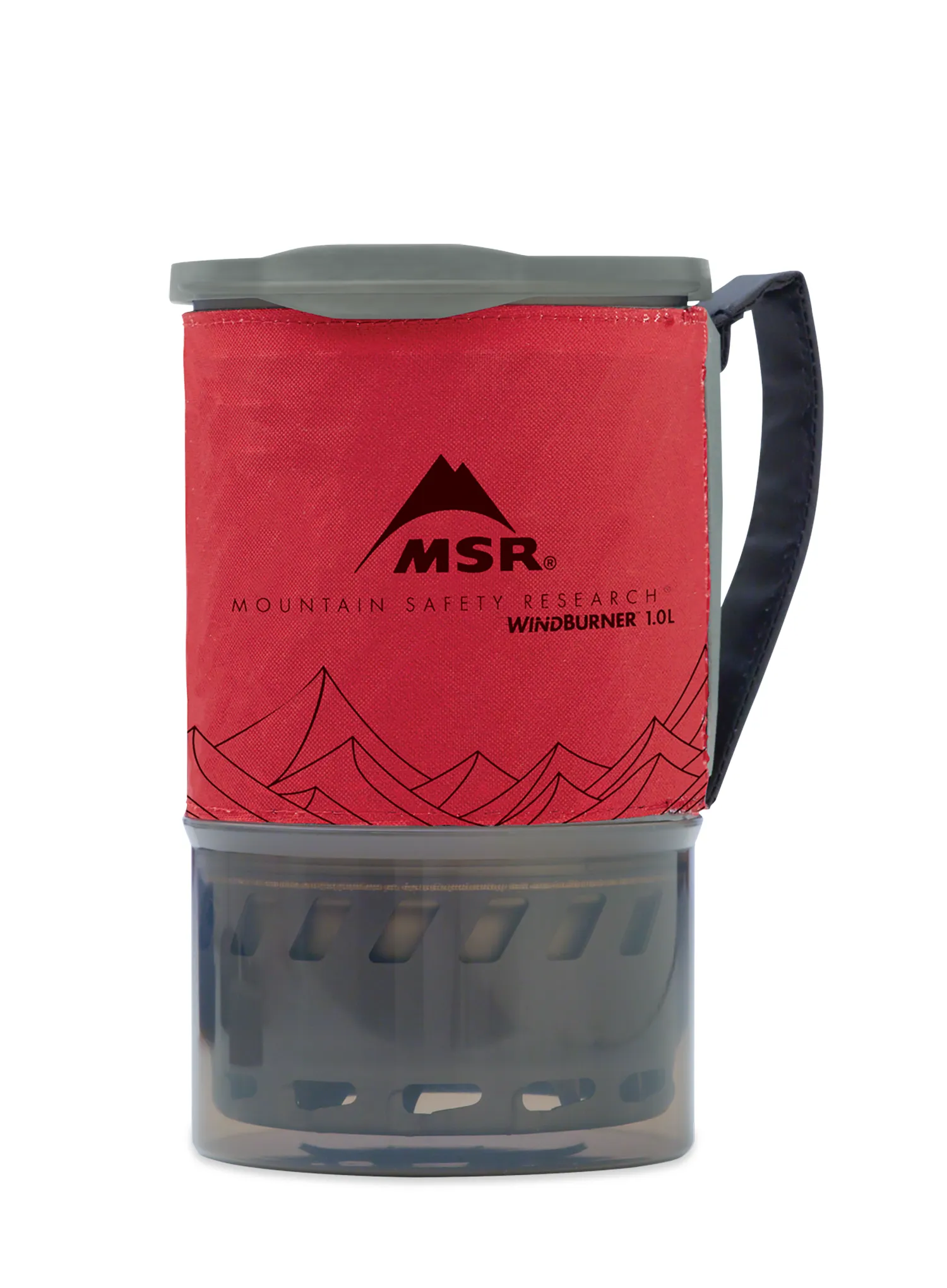 Set de gătit MSR WindBurner 1.0L Personal Stove System - red
