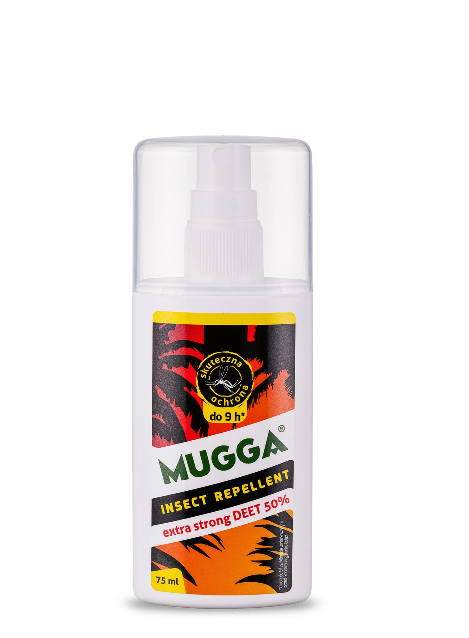 Set MUGGA Spray Extra Strong DEET 50% 75 ml 5-pack