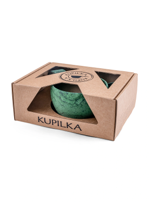 Set de vase de gătit Kupilka 37+Spork Set - green