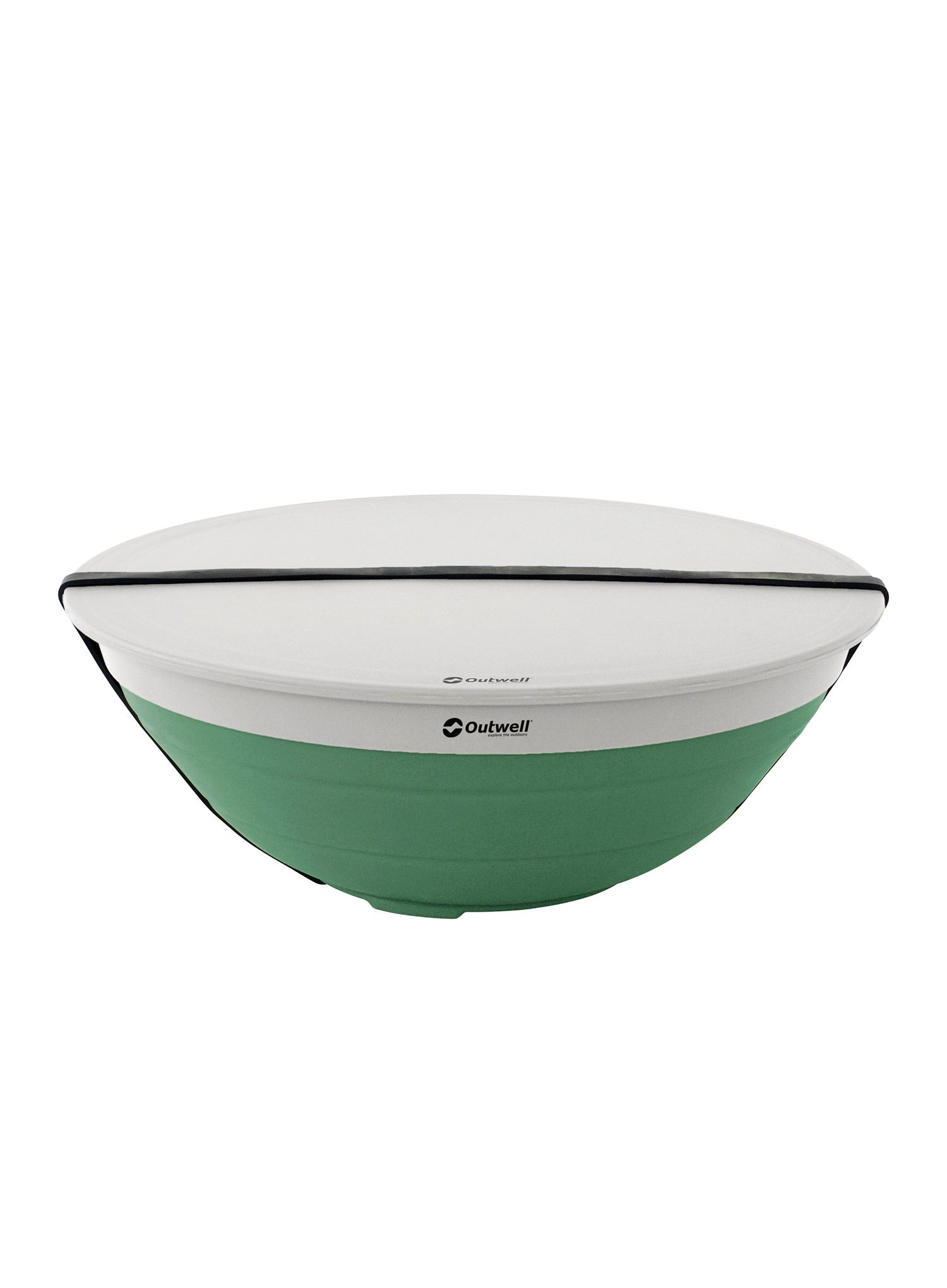 Set de vase de gătit Outwell Collaps Bowl & Colander Set - shadow green