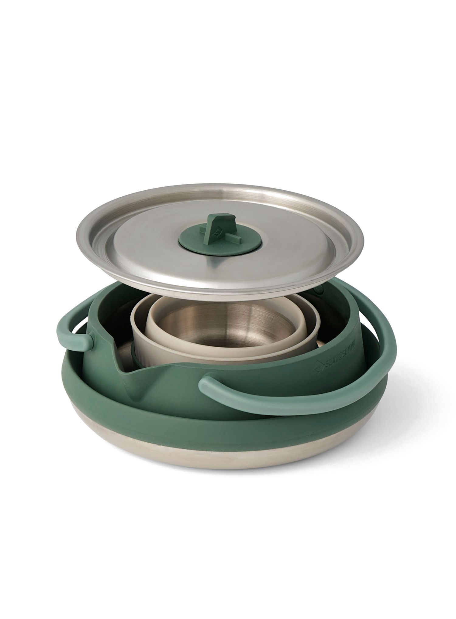 Set de vase de gătit Sea to Summit Detour SL Steel Kettle Cook Set 3P