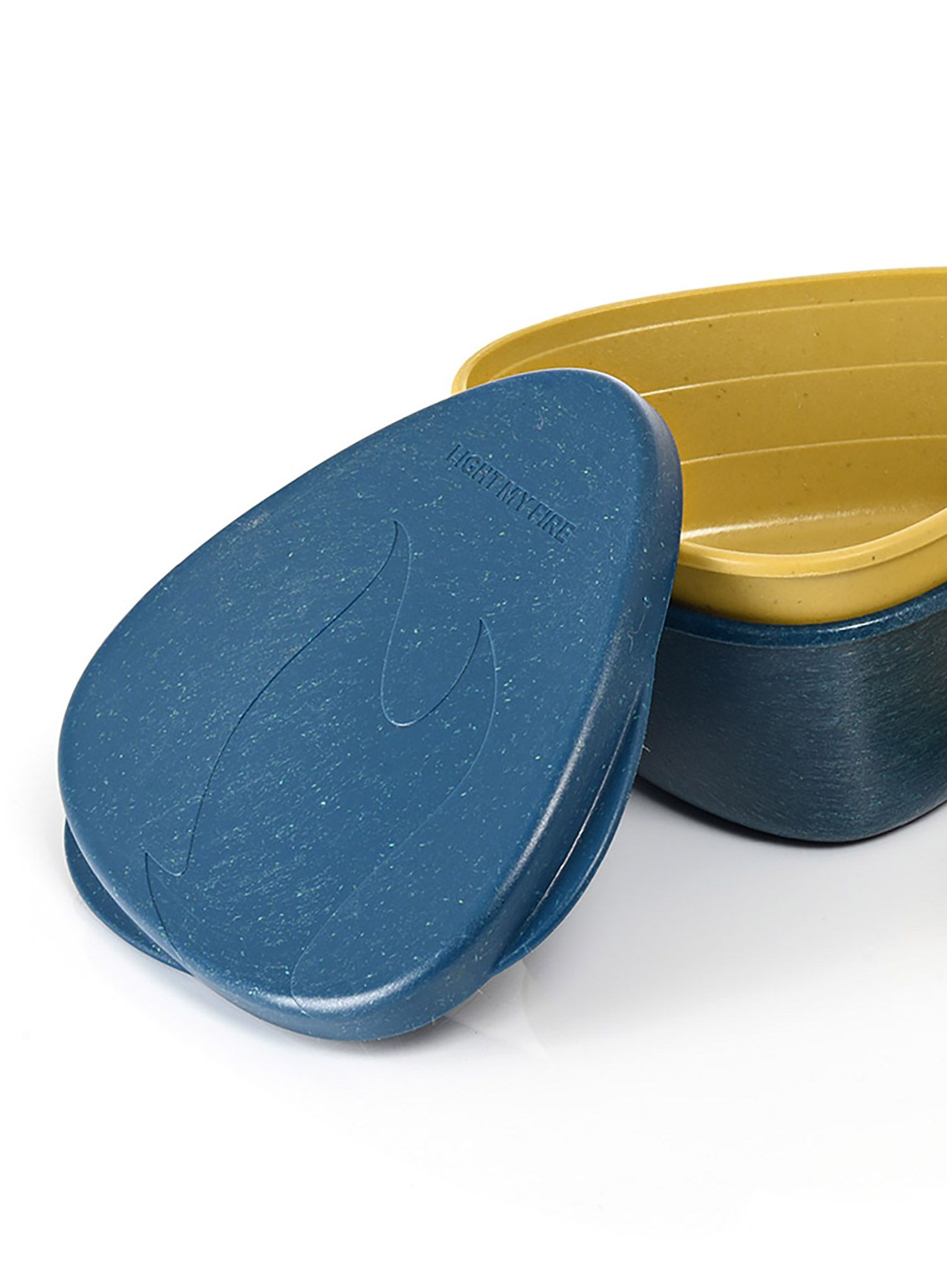 Set de recipiente Light My Fire SnapBox O BIO 2-pack - yellow/blue